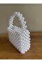 Mother Daughter Matching White Beaded Handbag - 4