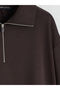 Özmarka New Season Mock Neck Women's Thick Sweatshirt - 6