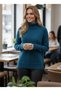 Women's Turtleneck Long Sleeve Comfortable Fit Winter Knitwear Blouse Sweater – Mjn2014 - 2
