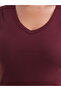 Peak New Season Plus Size V-Neck Women's Undershirt 2-Pack - 6