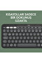 Pebble Combo Çoklu Cihaz Özellikli Sessiz Kablosuz Türkçe Q Klavye ve Mouse Seti, Siyah 920-012245 - 6