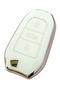 Proace Rifter Berlingo Combo Ds Compatible Smart Remote Key Case Auto Keychain White Gold - 3