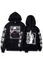 Gojo Satoru from Jujutsu Kaisen Anime Manga Printed 3 Thread Quality Hooded Anime Sweatshirt