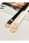 Set of 2/Gold Buckle Women's Belt, Jacket Belt, Trouser Belt, Shirt Belt. - 4