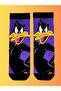 سلسلة خاصة من الجوارب ذات النمط الملون Happy Daffy Duck، جوارب سوداء ممتعة ومريحة وذات تصميم أنيق