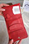 Genuine Leather Women's Wallet Red 1222 - 2