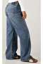 Nadine Classic Denim Blue Color Low Waist Jeans Pants - 5