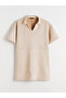 Lcw Comfort Shirt Collar Suede Mini Dress - 5