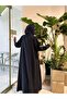 عباية دموية بحرية مع شق أمامي - 6
