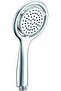 Zero Hand Shower Head - Silver ABS Multi-Function High-Pressure with Anti-Clog Silicone Nozzles