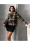 Stretch Fabric Suede Mini Skirt - 3