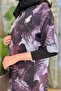 Abaya Half Closet Embellished Lined with Stretch Sleeves - 4