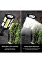 مصباح حائط يعمل بالطاقة الشمسية PP-900C مزود بـ 59 مصباح LED COB - مستشعر حركة، جهاز تحكم عن بُعد، مقاوم للماء IP6 - 5