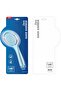 Zero Hand Shower Head - Silver ABS Multi-Function High-Pressure with Anti-Clog Silicone Nozzles - 2