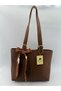 Women's Scarf Detailed Hand and Shoulder Bag - 6