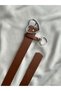 Women's Heart Buckle Basic Women's Trouser Belt, Coat Belt, Dress Belt, Shirt Belt Length110 Width3 - 3
