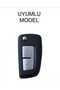 Nissan Qashqai, Juke, Micra Sustalı 2 Button Nano Key Case Cover Black Silver Color - 2