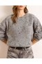 Colorful Melange Oversized Knitwear Sweater - 3