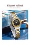 -9101 Original Brand Stainless Steel Band Wrist Watch For Women With Free Box