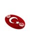 Double Layer Embossed Oval Turkey - Special for Label Makers - Quality and Stylish Design Glass Ornament Turkish Flag - 4