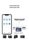 محول Lightning OTG 9109L USB، بطاقة SD، قارئ بطاقات Micro SD، محول Lightning لجهاز iPhone - 5