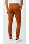 Men's Solid Cotton 4 pocket Joggers- Orange - 2