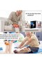 Qixishipin Leg and Knee Warmers with Pockets for Storing Heating Pads, Women Men Gray - 6