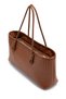 Women's Tote Handbag and Shoulder Bag with Knitted Detail - 3