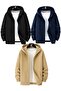 3-Piece Hooded Unisex Zippered Sweatshirt / Cardigan
