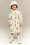 Girl's Printed Long Sleeve Sweatshirt Dress
