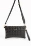 Sanmorris Women's Faux Leather Mosaic Pattern Adjustable Crossbody and Hand Strap Portfolio, Clutch Bag - 5