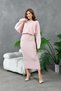 Maxi Boy Oversized Sweater Dress Knitwear Set Aw25El0021 - 4