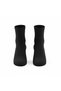 4 Pairs of Black Cotton Unisex Tennis College Socks - 4