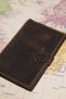 Leather Passport Holder Passport Cover and Card Holder – Handmade, Double Compartment Travel Wallet - 2