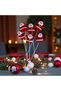 6 Pieces of Christmas Ornaments Santa Claus, Cobalt Ornament, Cake Ornament, Decorative Santa Claus Ornament - 7