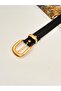 Gold Bridge Buckle Women's Belt, Jacket Belt, Trouser Belt. - 6