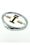 Special Oval Framed King's Crown with Embossed Letter I and Country Flag for Labelers, a Quality - 3
