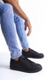 Slw165 elite lace-up men's daily sneaker shoes cst - black