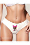 Women's Cotton Stretch Fabric Single Jersey Flexible Comfortable Slip Panties Black Bratz Printed Model