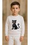 Children's Team Sweatshirt Black Cheetah B Printed Girls Boys Crew Neck3 4-5-6-7-8-9-10-11-12Years