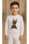 Children's Suit Sweatshirt Cute Dog Ba Printed Iz Boys Crew Neck3 4-5-6-7-8-9-10-11-12Years - 2