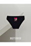Women's Cotton Stretch Fabric Single Jersey Flexible Comfortable Slip Panties Black Bratz Printed Model - 2