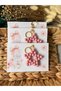 Pink Wooden Star Keychain Baby Gift Birthday Baby Shower Gift 25 Pieces