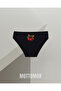 Women's Cotton Stretch Fabric Single Jersey Flexible Comfortable Slip Panties Leopard Cherry Printed Model - 2