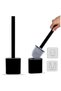 Silicone Toilet Brush – Hygienic Water-Free Wc Brush, Wall-Mounted Toilet Bowl Cleaning Brush - 7