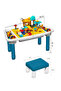 Building block table, children's activity table and chair set, includes 108 building blocks - 2
