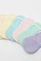 6 Pairs of Organic Cotton Baby Socks Silicone Combed Cotton Ballerina Socks for Girls and Boys (Lilac) - 4
