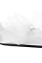 Women White Silver Organza Bow Embellished Mules - 5