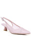Women Rhinestone Embellished Slingback Mules in Pink