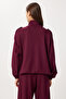 Modal Top and Bottom Set with Flap Pocket Lby0025 Mürdüm - 8